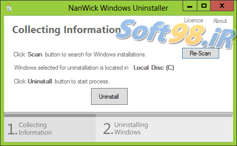 NanWick Windows Uninstaller